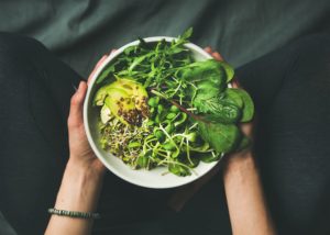 Ensalada y verduras saludables