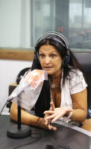 Gema Serrano, Locutora y Presentadora. Presentadora del programa de radio Caliente y Frío en Libertad FM 107.0