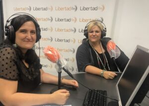 Margarita Arellano, Fundadora y Socia en MyWay Spain con Gracia Sánchez del Real, directora y presentadora del programa EMPRESA 360 en Libertad FM